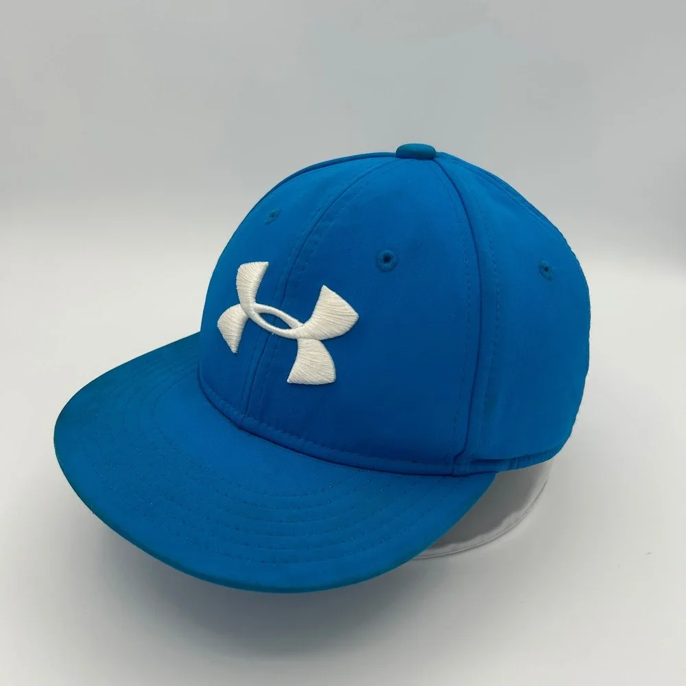 Under Armour Hat Baseball Cap Youth S/M Blue Sportswear Athletic